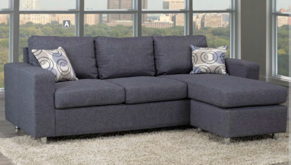 Grey Fabric Sofa Sectional