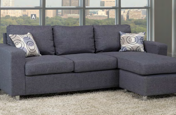 Grey Fabric Sofa Sectional