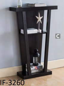 Espresso Console Table