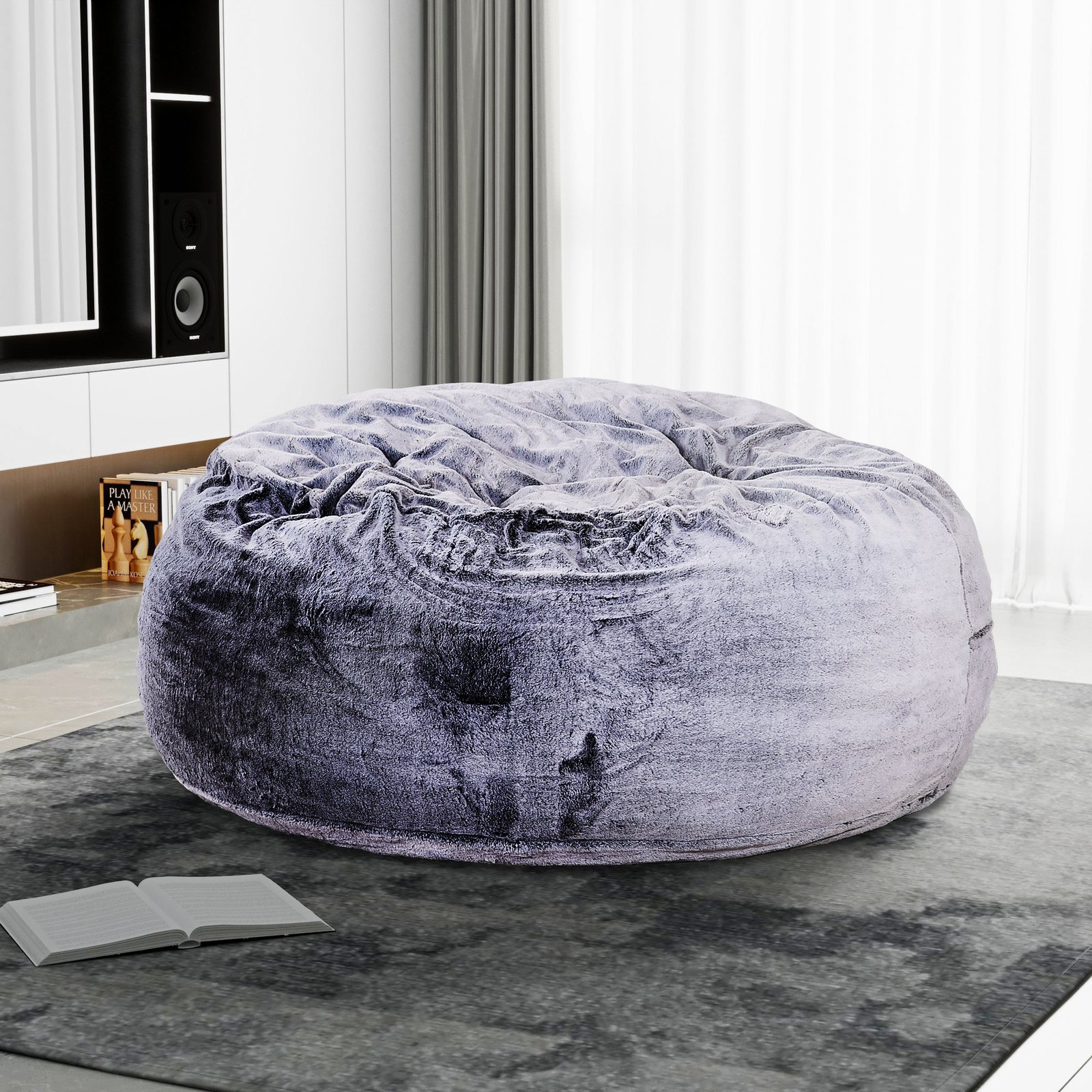 Pouf Sealy® Bala - Gris – Image 2