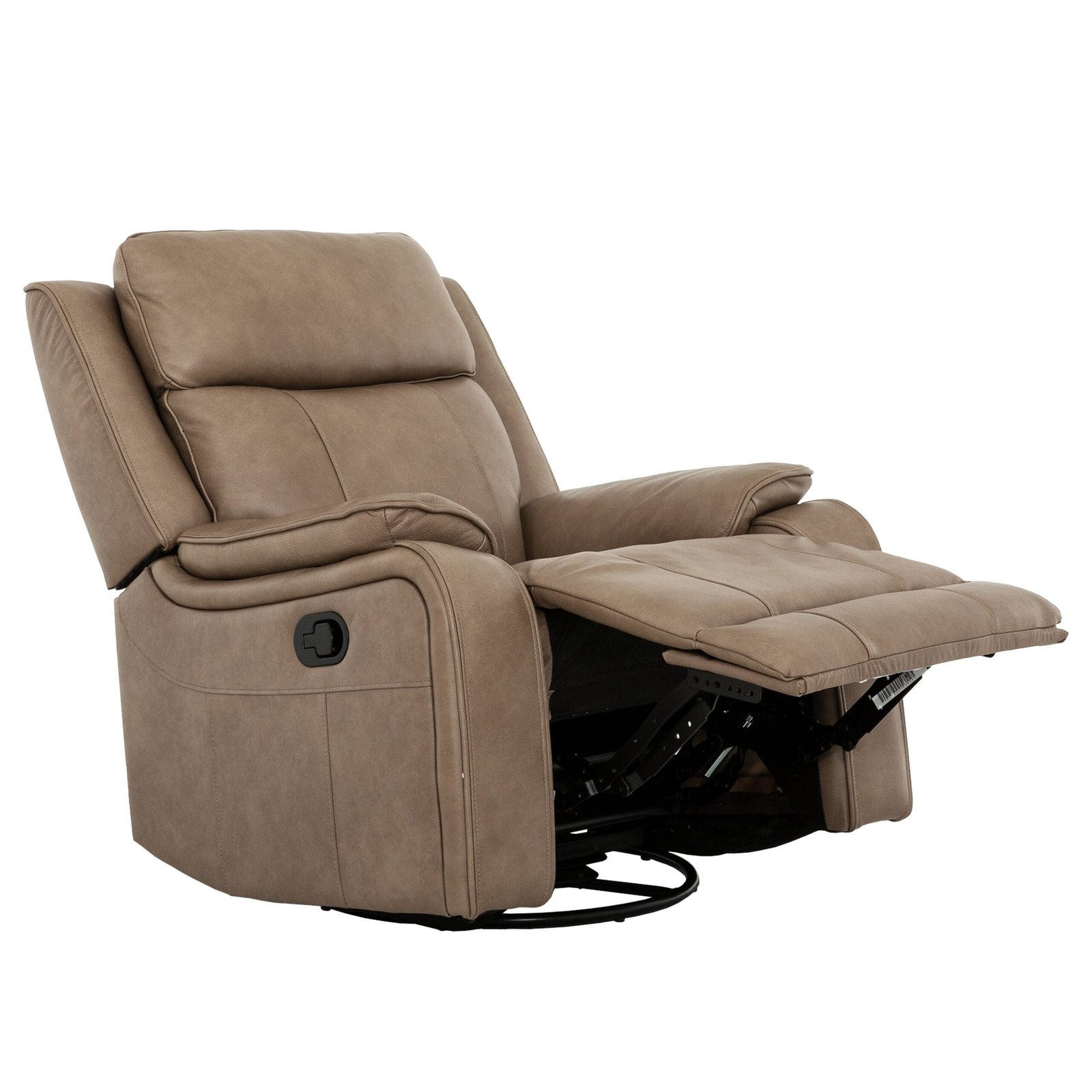 Fauteuil inclinable pivotant et coulissant Brindle - Taupe – Image 3