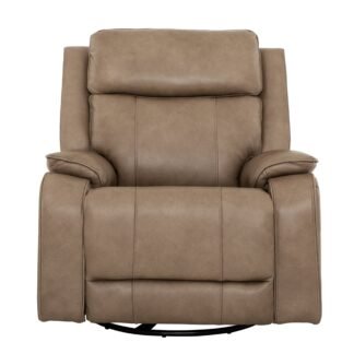 Fauteuil inclinable pivotant et coulissant Brindle - Taupe