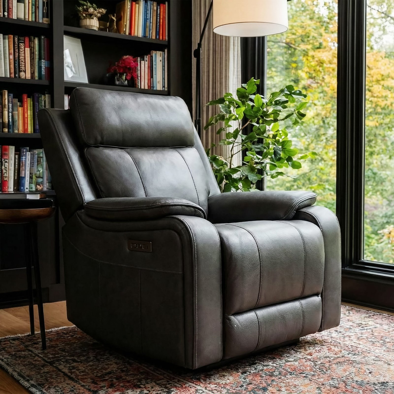 Fauteuil inclinable Brindle Power Glider - Charbon – Image 3