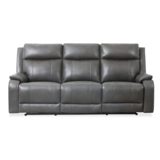 Brindle Power Reclining Sofa - Charcoal
