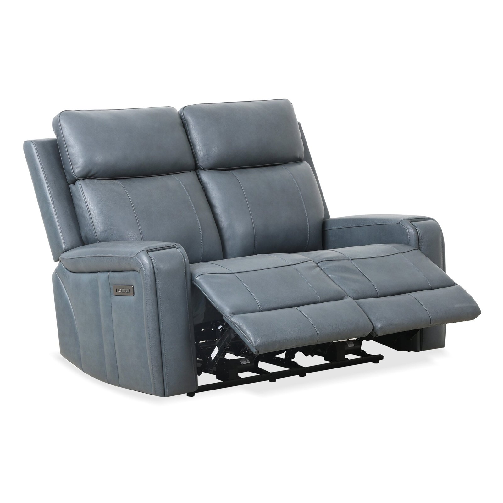 Cavron Power Reclining Loveseat - Blue - Image 3