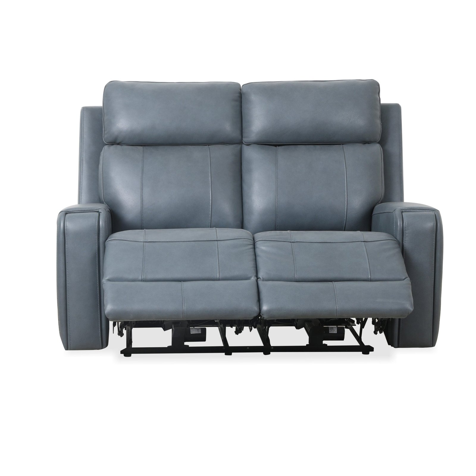 Cavron Power Reclining Loveseat - Blue - Image 4