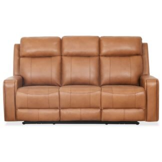 Cavron Power Reclining Sofa - Cognac