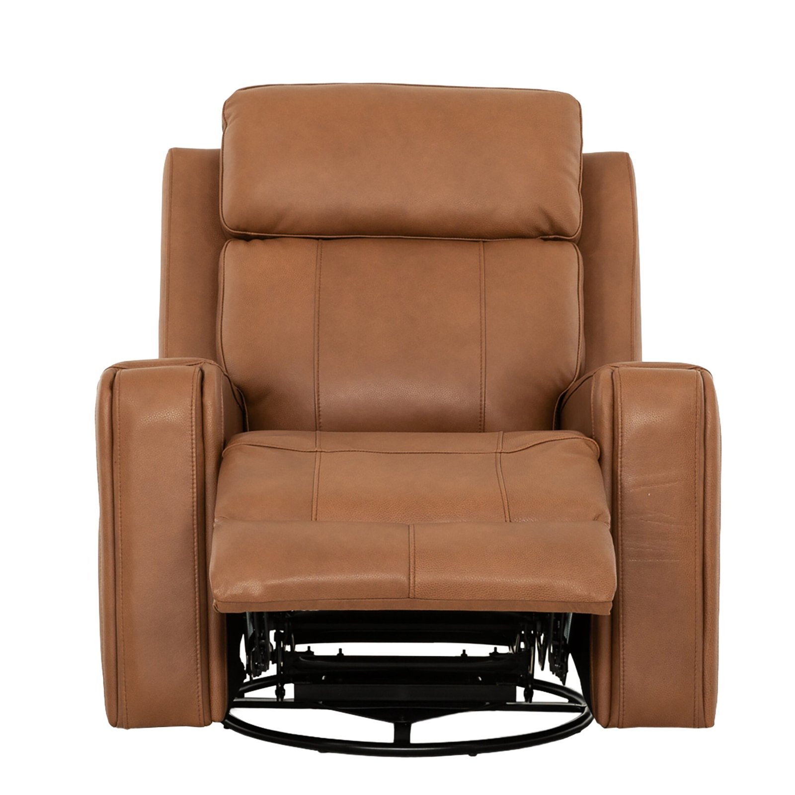 Fauteuil inclinable et pivotant Cavron - Cognac – Image 4