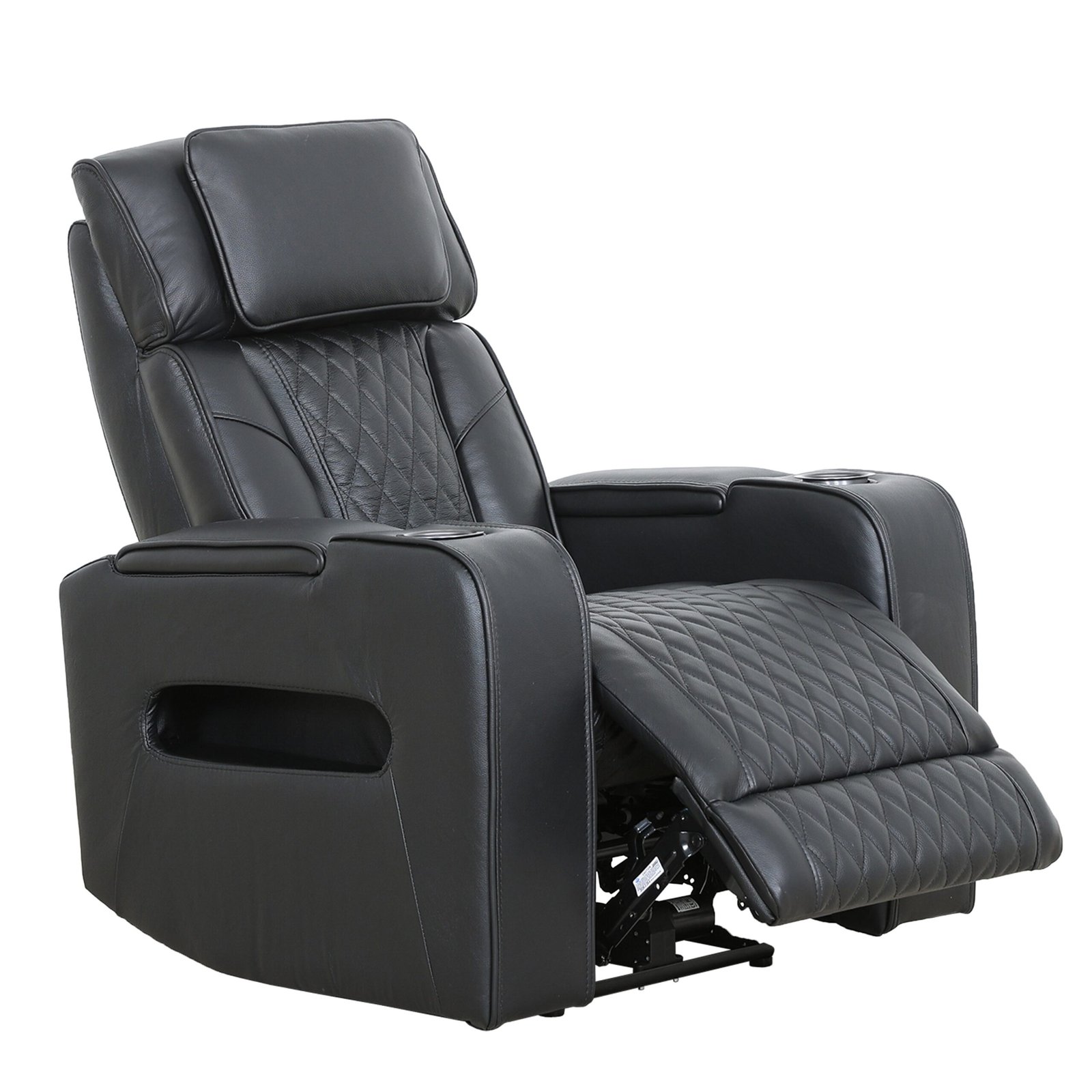 Fauteuil inclinable électrique Colton - Noir – Image 4