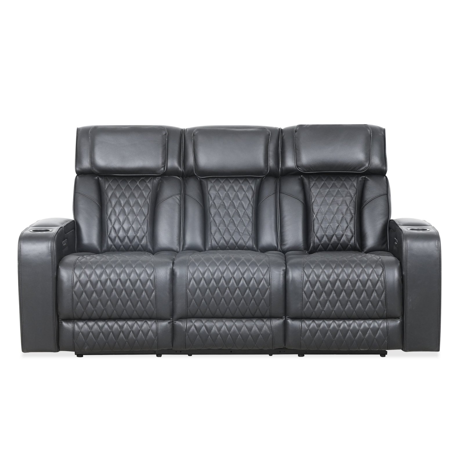 Colton Power Reclining Sofa - Black