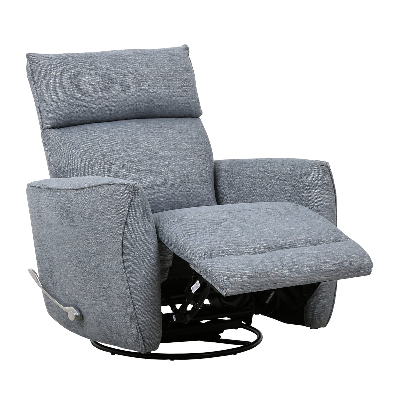 Fauteuil inclinable et pivotant Owen - Gris – Image 2
