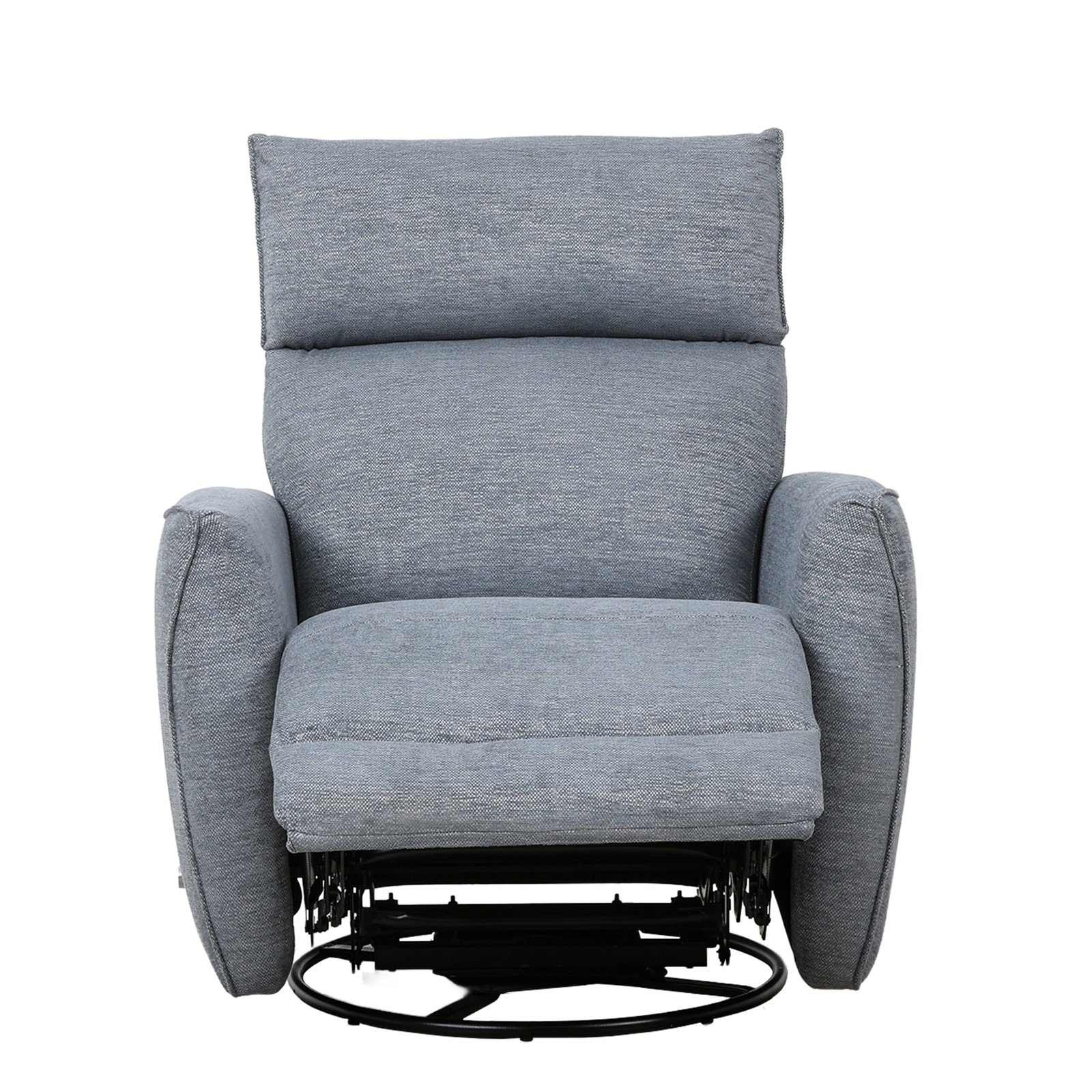 Fauteuil inclinable et pivotant Owen - Gris – Image 3