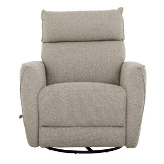 Fauteuil inclinable et pivotant Owen, beige