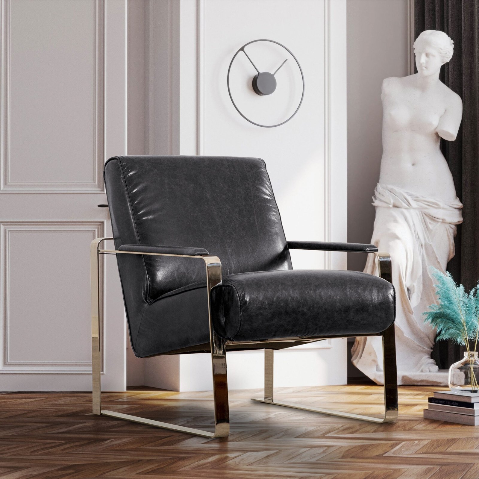 Fauteuil d'appoint Rexford - Gris – Image 2