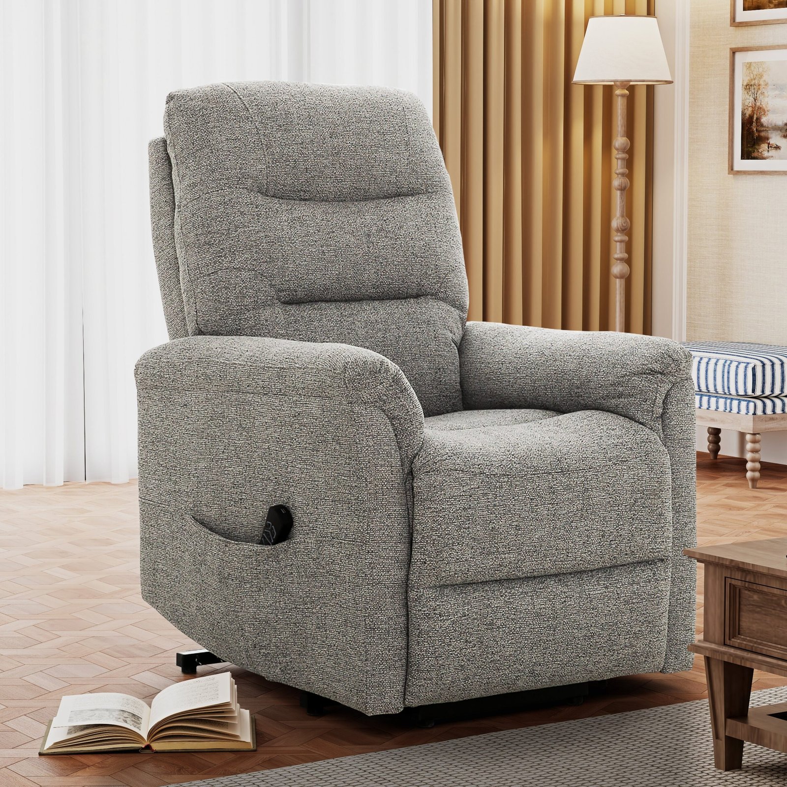 Fauteuil inclinable à relevage électrique Amalie Stearns & Foster® – Image 3