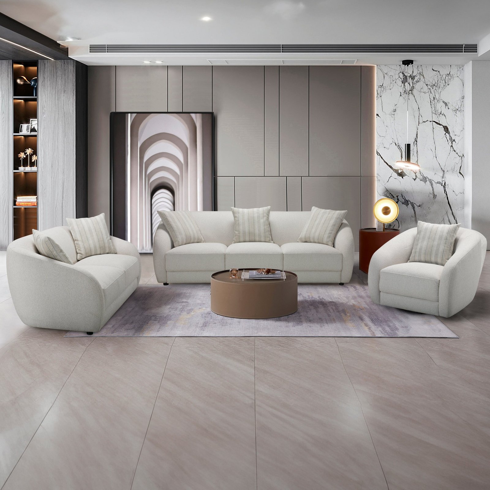 Chaise pivotante avec oreiller Sophie – Image 2
