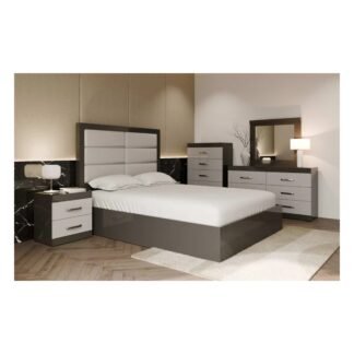 Livia Canadian Made Italian Style Hydraulic Lift Bedroom Set