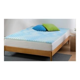 Cool Gel Memory Foam Mattress Topper 1.5"