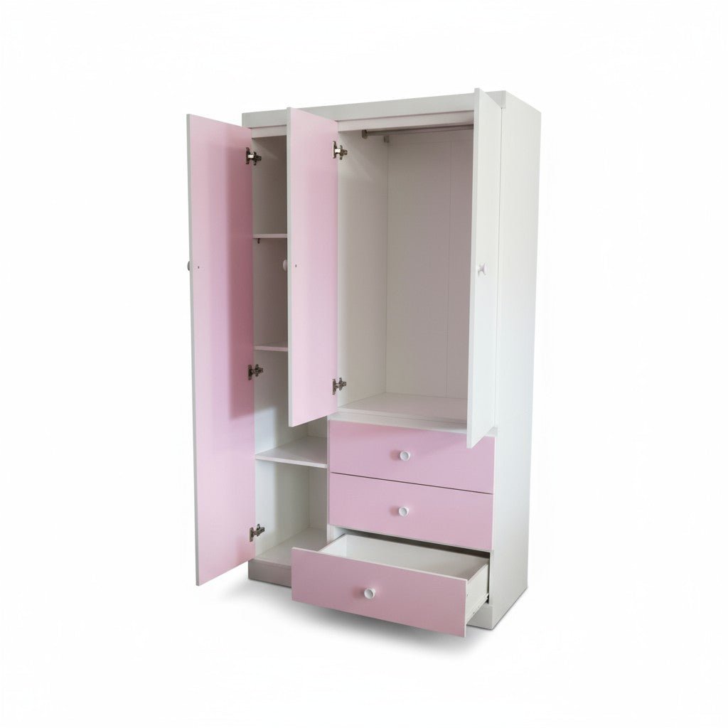 Canadian Made Armoire White Pink 9000 - Image 3