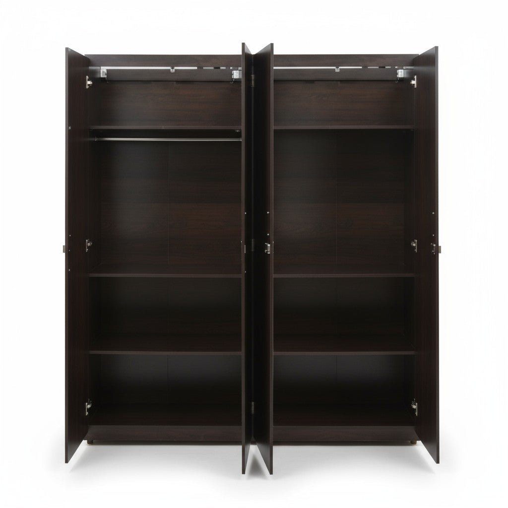 Canadian Made Fully Assembled 4 Door Wardrobe 450 - Image 3