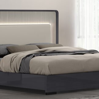 Ember Queen Bed, Graphite