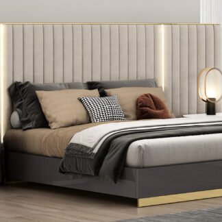 Madrid Queen Bed, Graphite