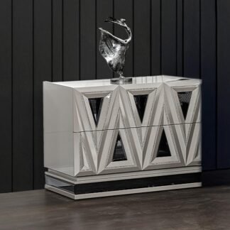 Lavita Nightstand, Grey