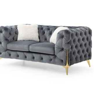 Moderno Love Seat – Grey