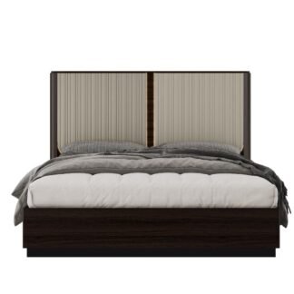 Germani Queen Bed, Brown