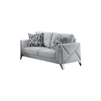 Diana Loveseat – Silver
