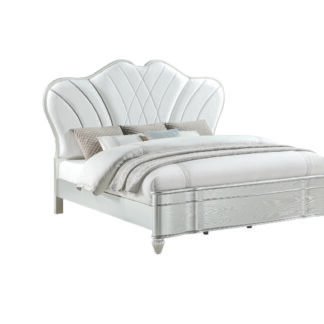 Landmark Queen Bed, Silver