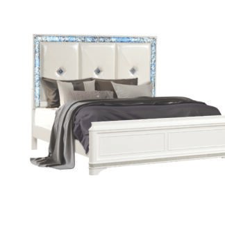 Laguna Queen Bed, White