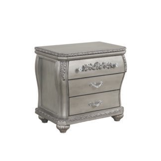 Destiny Nightstand, Silver
