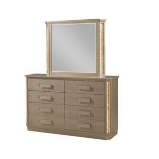 Medusa Dresser Mirror Set, Gold