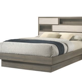 Gem King Bed, Grey