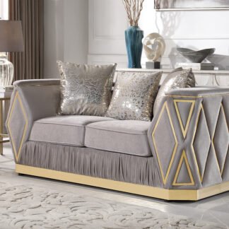 Kibali Loveseat – Taupe