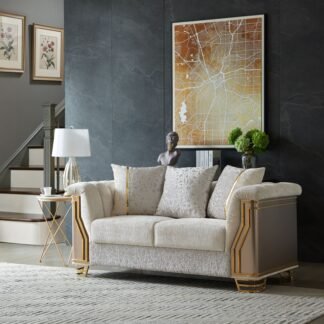 Chateau Love Seat – Beige