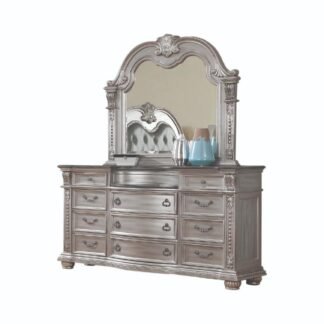 Roma Dresser Mirror Set, Champagne