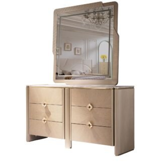 Geneva Dresser Mirror Set Riversend