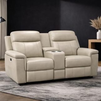 Paloma Loveseat Recliner Off-White