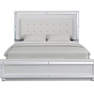 Sterling King Bed, White