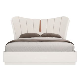 Seville Queen Bed, White